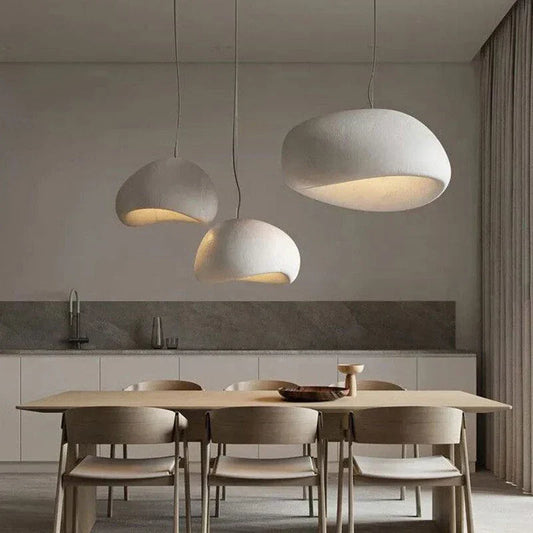 ZenForm – Minimalistische Hängelampe im zeitlosen Wabi-Sabi Design