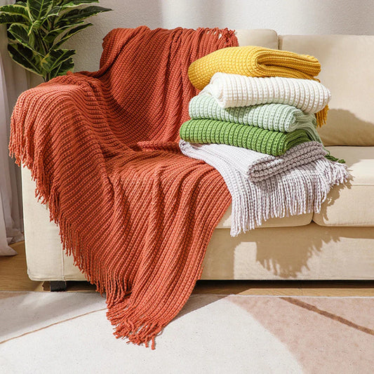 Amaya – Weiche Decke für Sofa & Büro