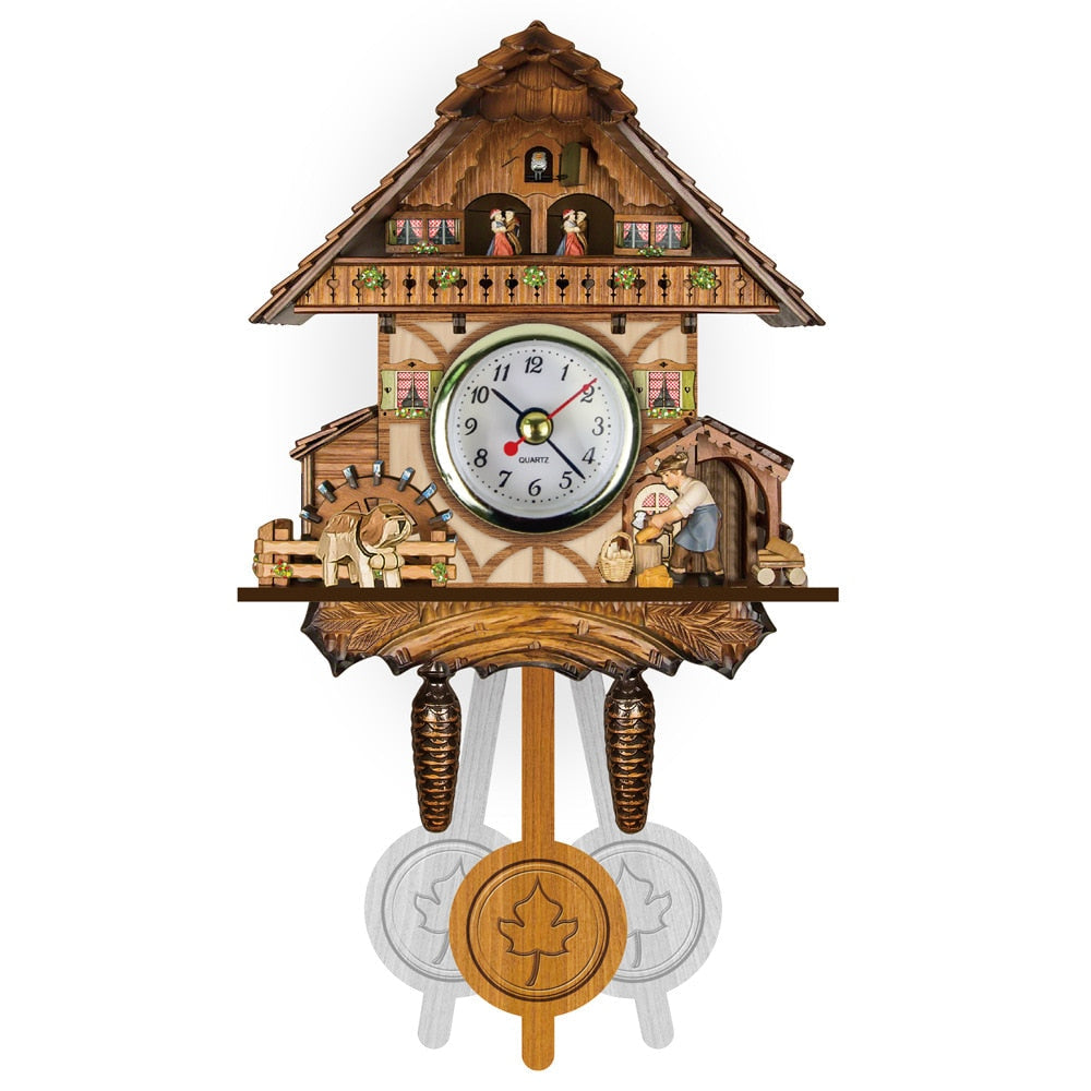 CuckooRetro – Nostalgische Kuckucksuhr im Vintage-Design