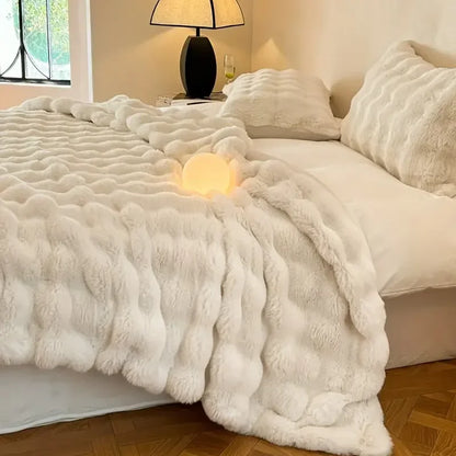 Luftpolster-Samtdecke für Sofa und Büro