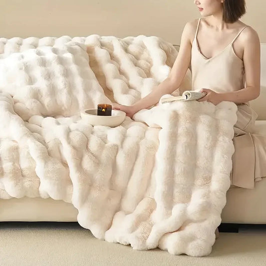 Luftpolster-Samtdecke für Sofa und Büro