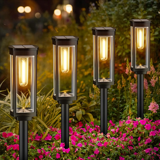 Solara – Solar-Rasenlampe mit Tungstendraht für draußen