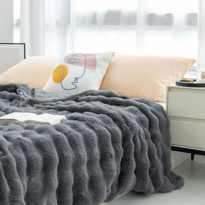 Luftpolster-Samtdecke für Sofa und Büro