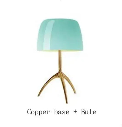 Antike Retro Kupfer Tischlampe
