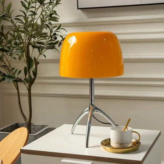 Antike Retro Kupfer Tischlampe