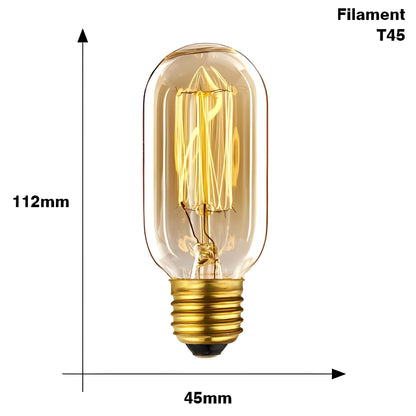 Tom – Vintage Edison Glühbirne mit Glühfaden