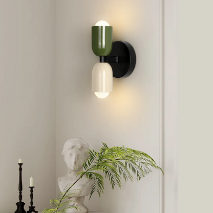 TwinBeam – Energieeffiziente LED-Wandleuchte mit zwei Edelstahlstrahlern