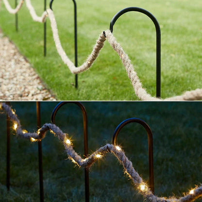 Elias – Magische Seil-Lampe im Rustikalen Stil