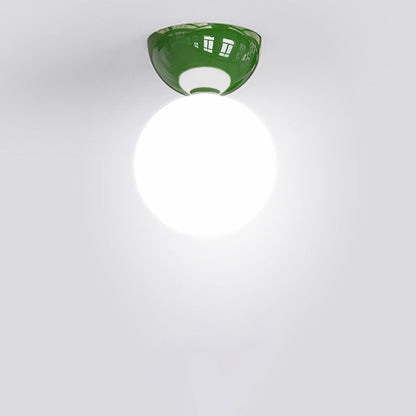 Claudine – Skandinavische Deckenlampe aus Eisen mit Kugelform