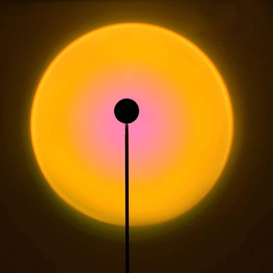 SonnenSchein – LED-Projektorlampe mit warmem Sunset-Effekt