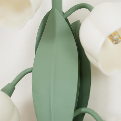 Louise – Schicke Orchideen-Wandlampe