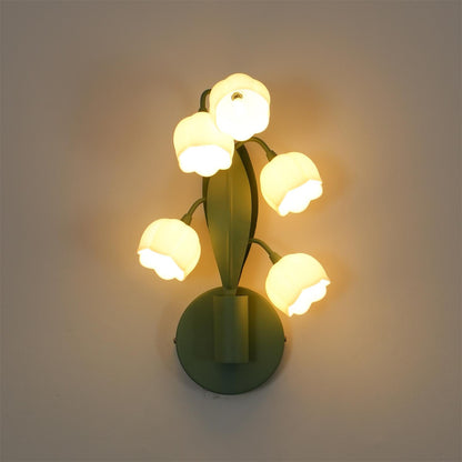Louise – Schicke Orchideen-Wandlampe