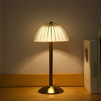 Lunaris – Drahtlose Kristall-LED-Lampe für den Tisch mit 3 Lichttönen