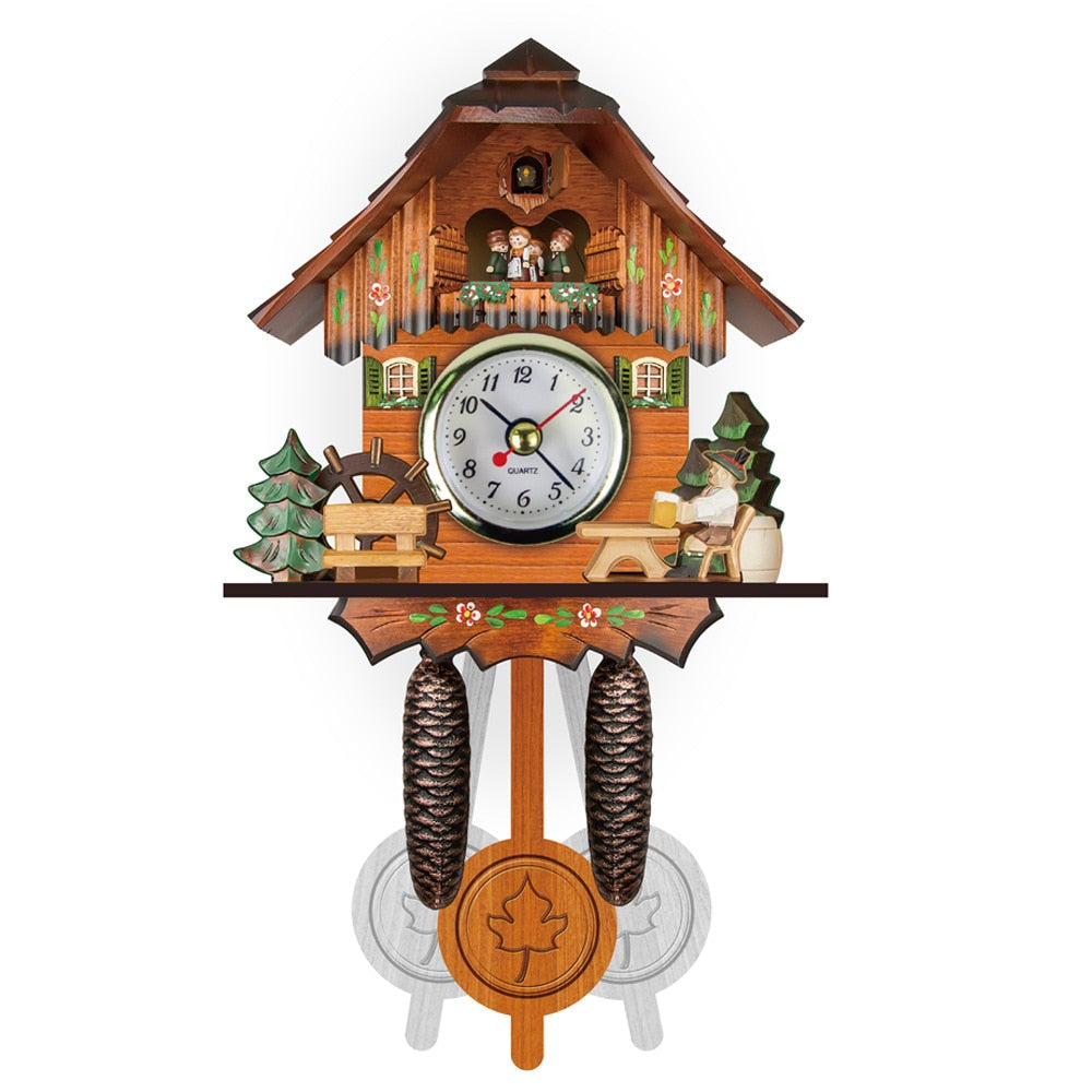 CuckooRetro – Nostalgische Kuckucksuhr im Vintage-Design