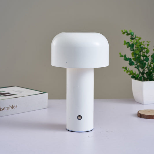 Mira – Metall-Pilzlampe mit Berührungssteuerung & USB-Ladung