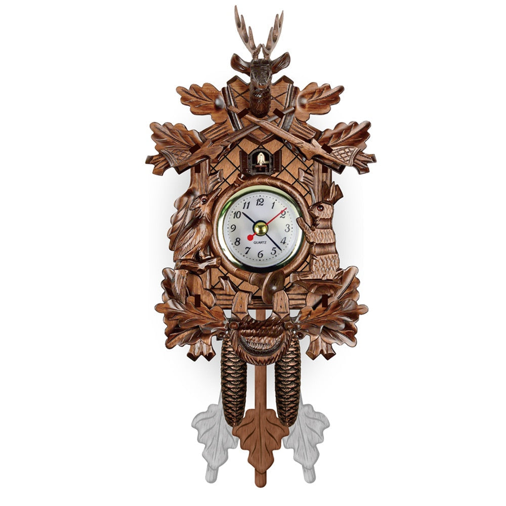 CuckooRetro – Nostalgische Kuckucksuhr im Vintage-Design
