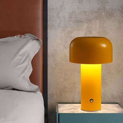 Mira – Metall-Pilzlampe mit Berührungssteuerung & USB-Ladung