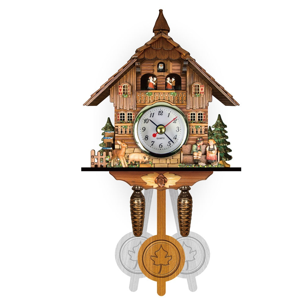 CuckooRetro – Nostalgische Kuckucksuhr im Vintage-Design