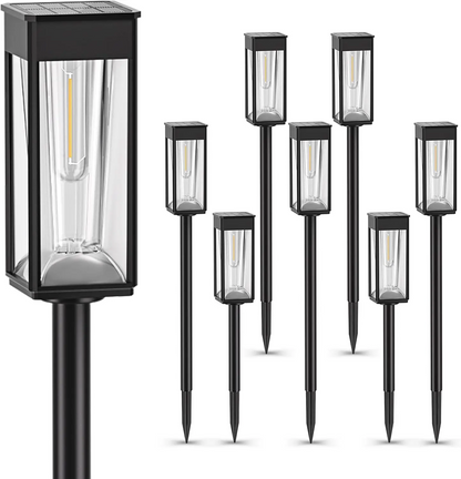 Solara – Solar-Rasenlampe mit Tungstendraht für draußen