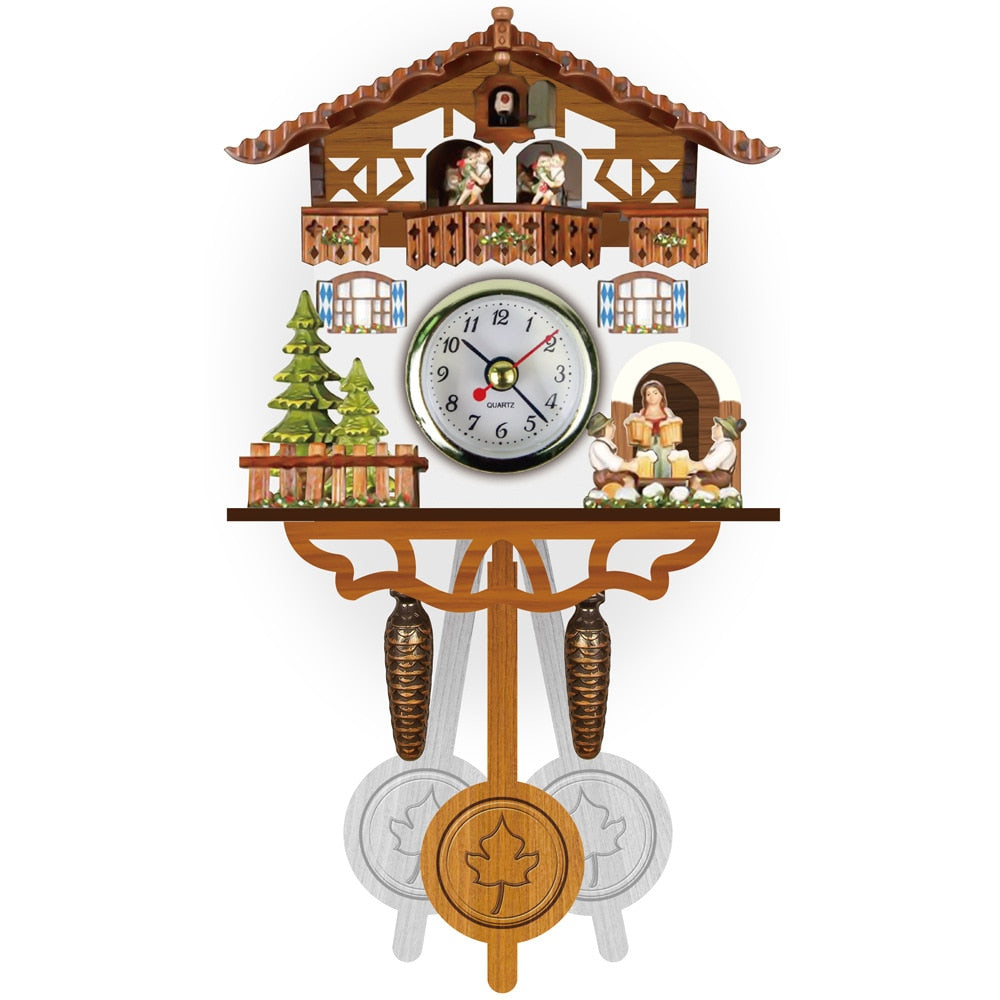 CuckooRetro – Nostalgische Kuckucksuhr im Vintage-Design