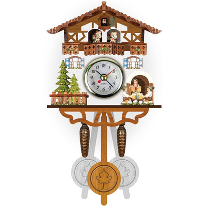 CuckooRetro – Nostalgische Kuckucksuhr im Vintage-Design