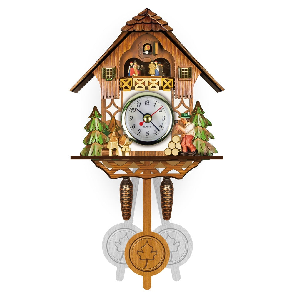 CuckooRetro – Nostalgische Kuckucksuhr im Vintage-Design