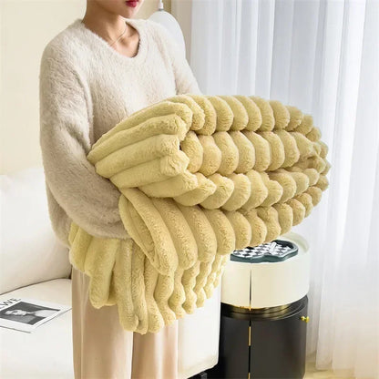 Weiche Plüschdecke aus Blasensamt