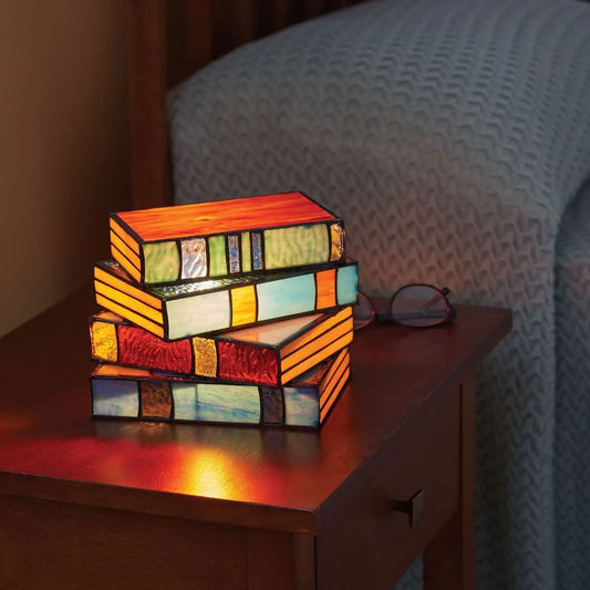 Buchlampe aus Kunstharz