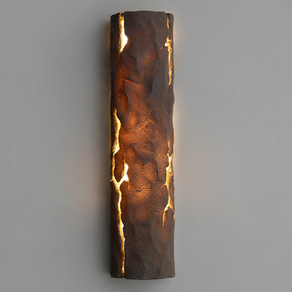 Rokka – Kreative Außenwandlampe im Retro-Stil mit Steinoptik