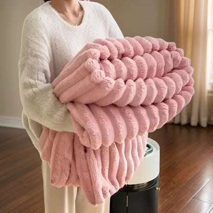 Nuvira – Weiche Luxusdecke mit Hasenfell-Feeling
