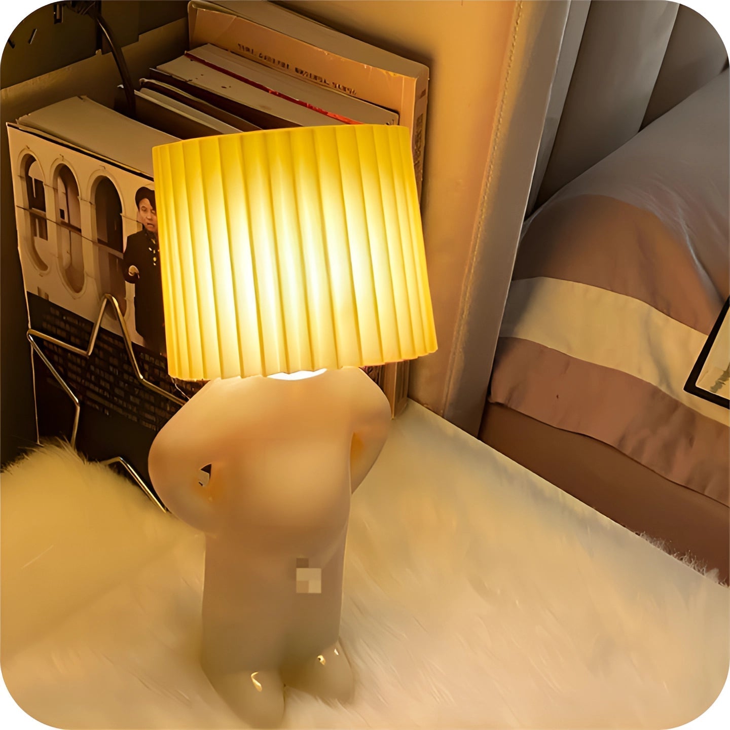 Hugo – Kreative Tischlampe in Form einer Person