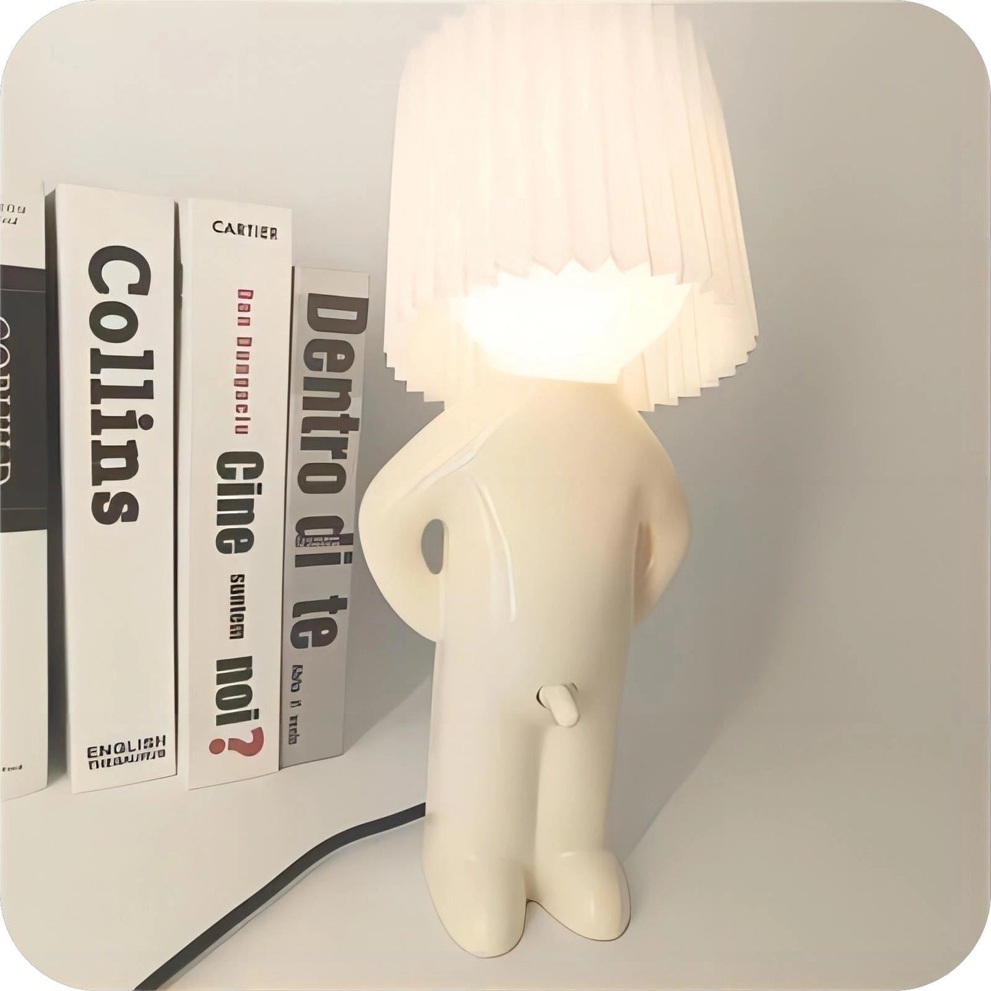 Hugo – Kreative Tischlampe in Form einer Person