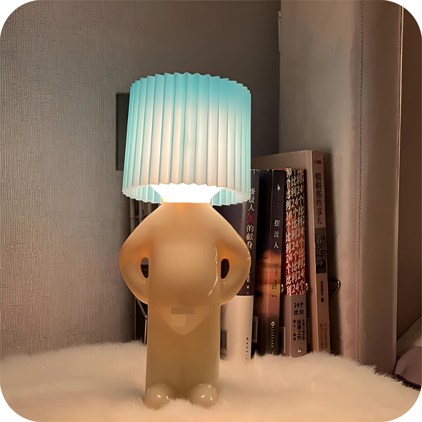 Hugo – Kreative Tischlampe in Form einer Person