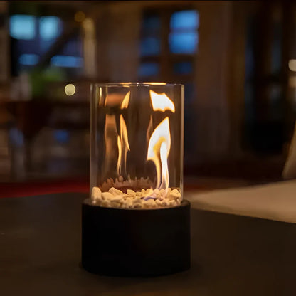 Nero – Tragbare Glas-Feuerlampe