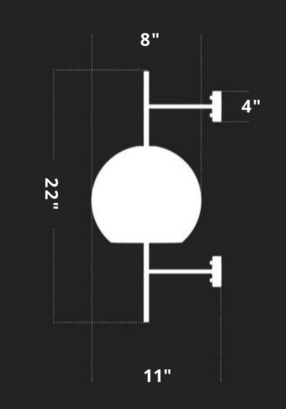 Thatcher - Moderner Wandleuchter mit Wabenstruktur-Lichtdesign