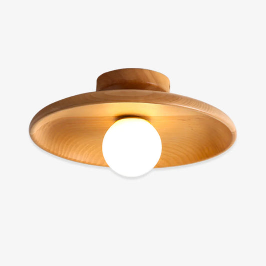 Miyabi – Japanische Lampe aus Holz für die Decke