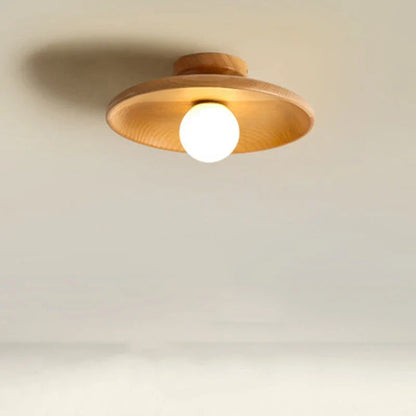 Miyabi – Japanische Lampe aus Holz für die Decke