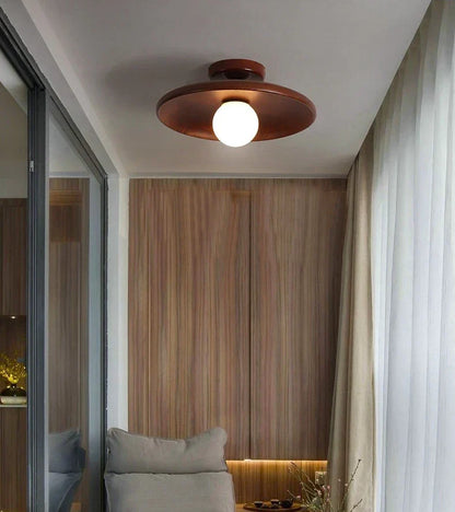 Miyabi – Japanische Lampe aus Holz für die Decke