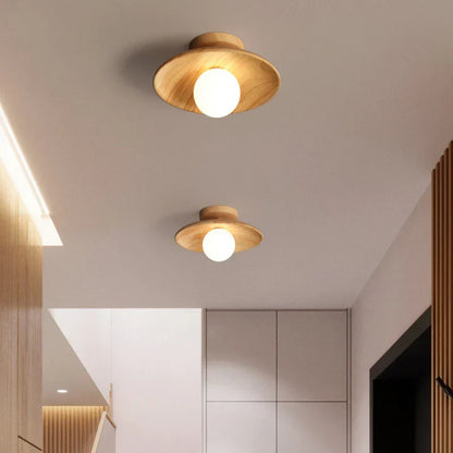 Miyabi – Japanische Lampe aus Holz für die Decke