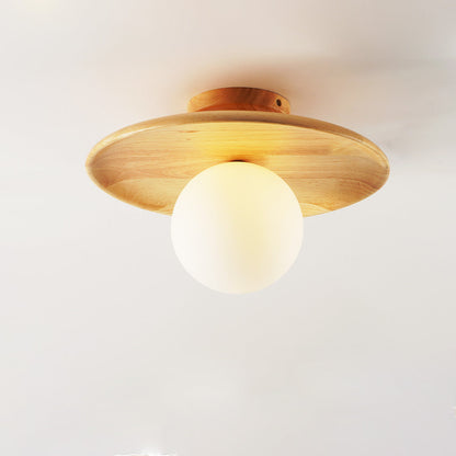 Miyabi – Japanische Lampe aus Holz für die Decke