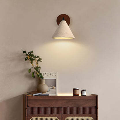 Erwin – Antik-Gelbe Stein-Wandlampe