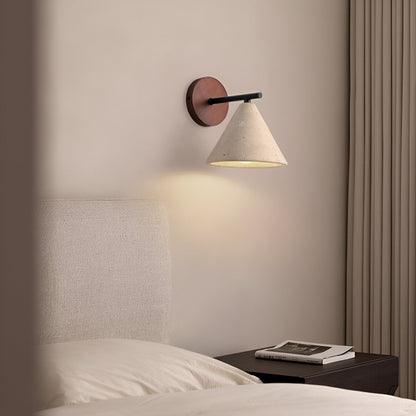 Erwin – Antik-Gelbe Stein-Wandlampe