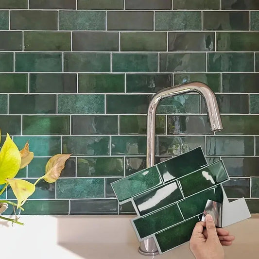Siena – 3D Epoxy Wandsticker im Fliesenlook