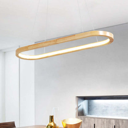 NordicBeam – Moderne LED-Pendelleuchte aus Holz und Metall