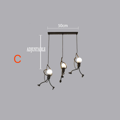 IronRetro – Industrielle Tischlampe im Superhelden-Look