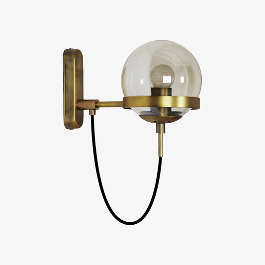 Oskar – Retro Glas Wandleuchte
