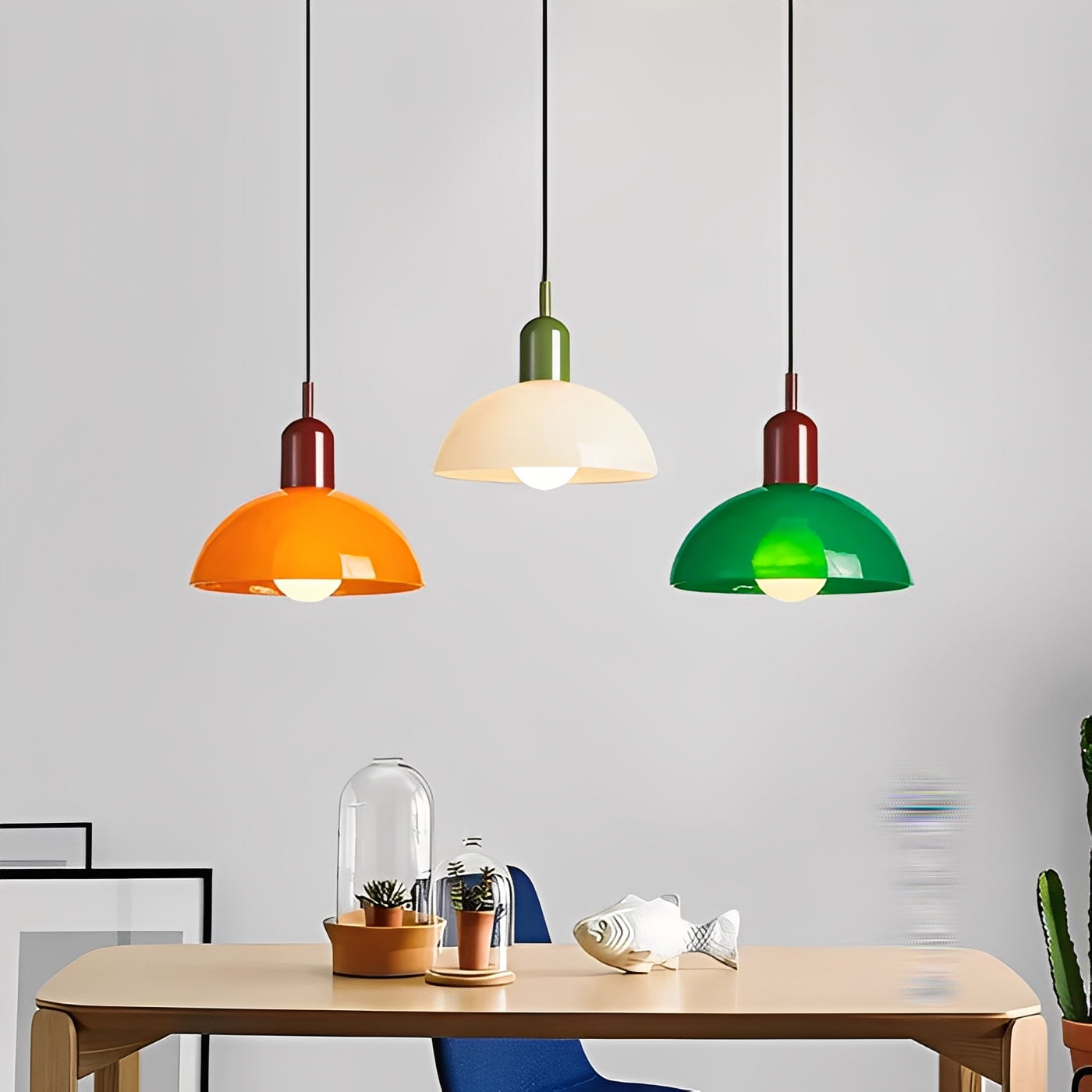 Marisa – Antike Bauhaus Glas-Lampe