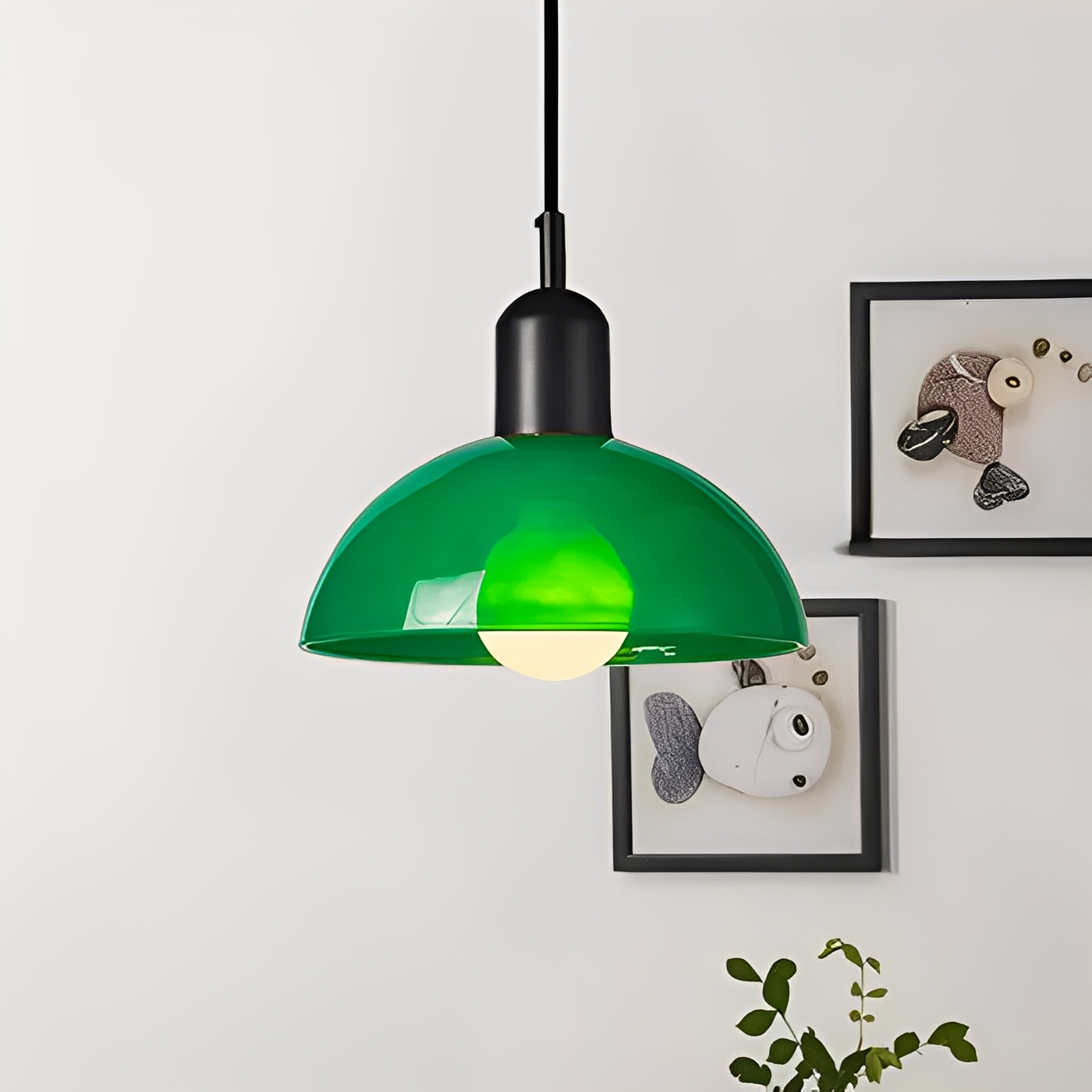 Marisa – Antike Bauhaus Glas-Lampe
