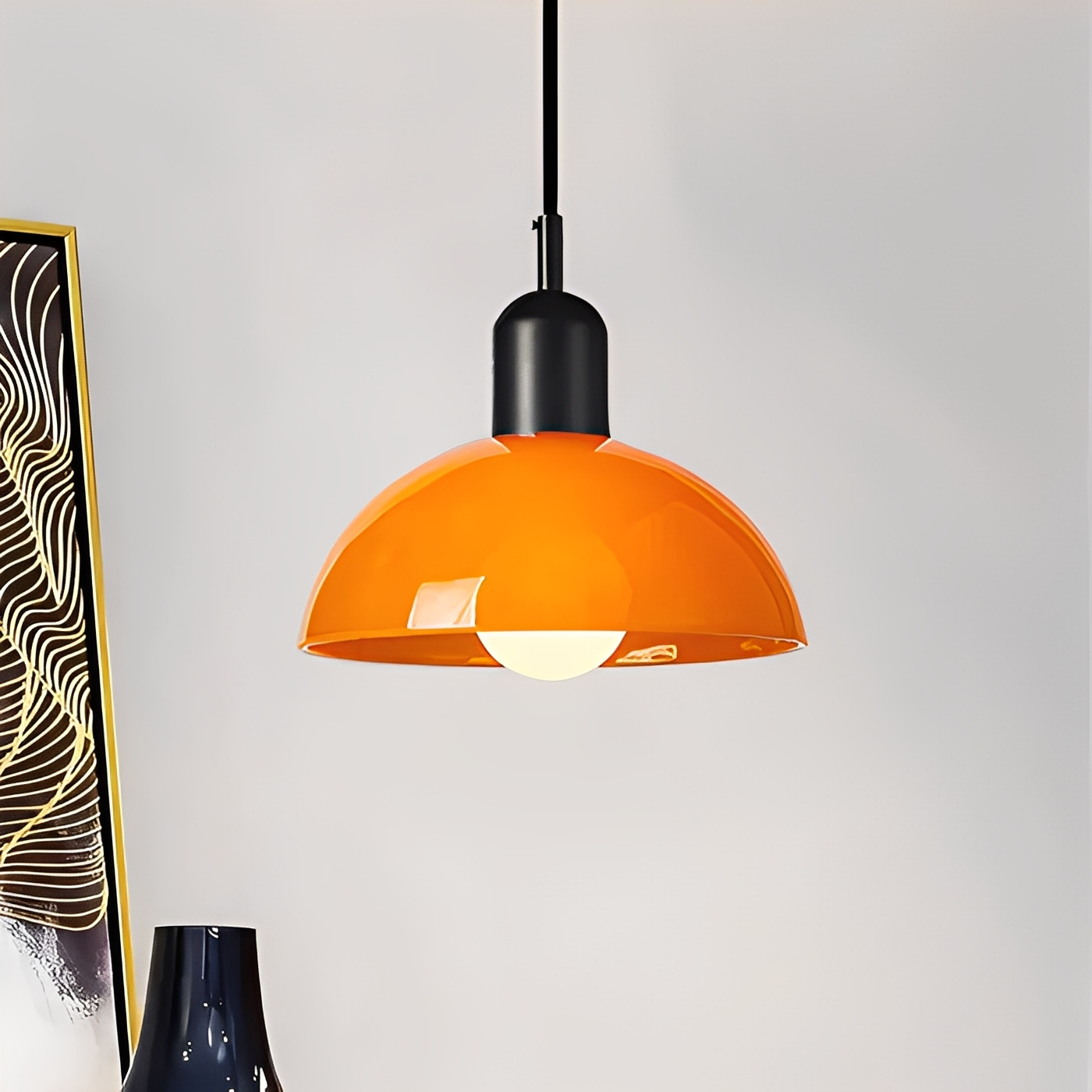 Marisa – Antike Bauhaus Glas-Lampe