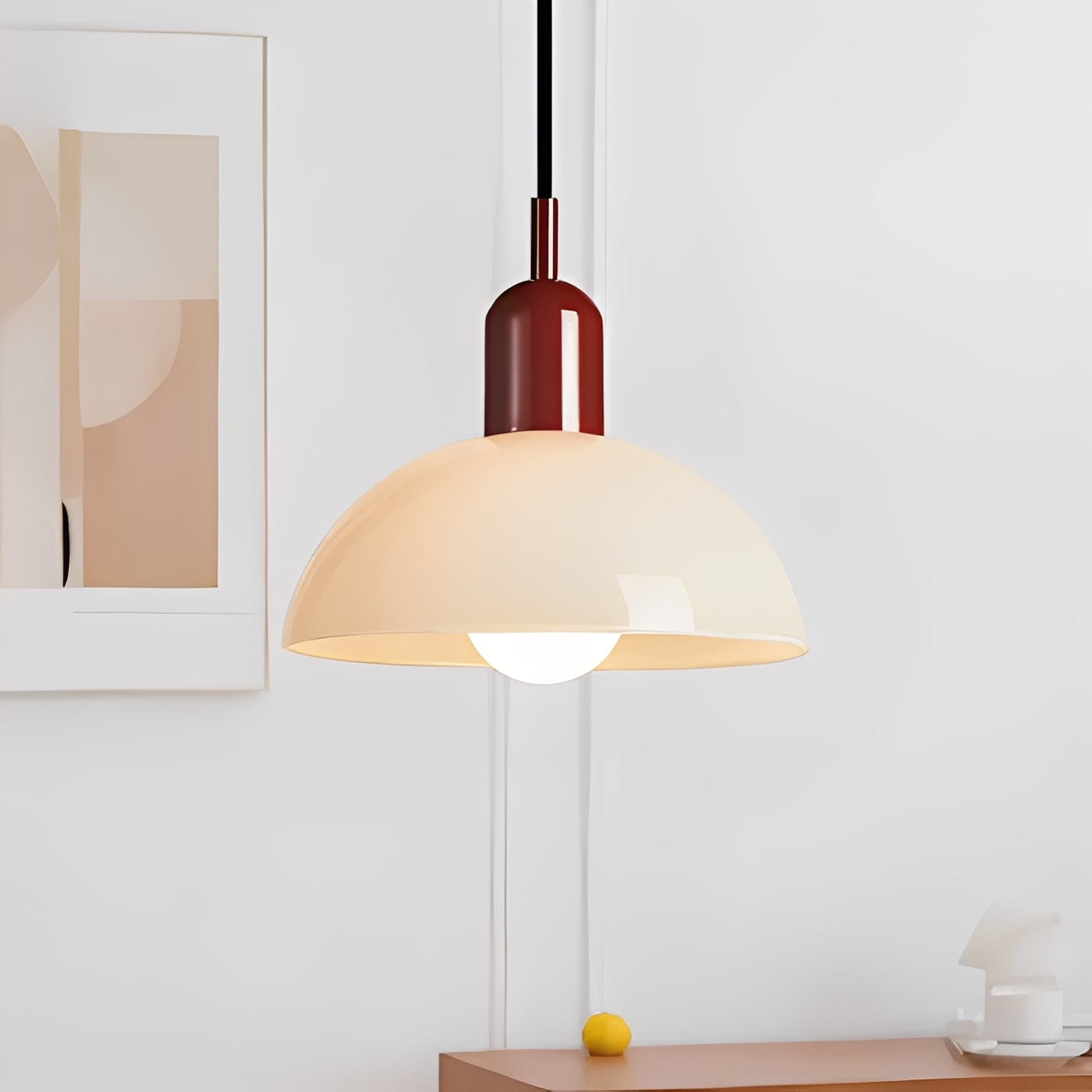 Marisa – Antike Bauhaus Glas-Lampe